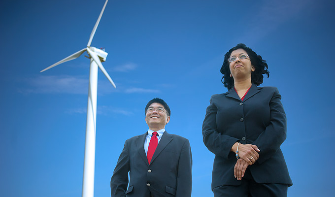 J.-C. Chiao and Smitha Rao's invention brings a new dimension to wind energy.