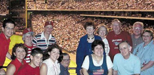 Alumni Association lifetime members at The Ballpark.