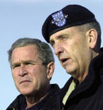President George Bush and Gen. Tommy Franks