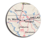 map of Dallas-Fort Worth Metroplex