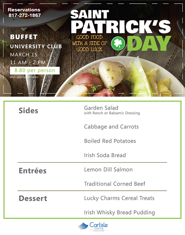 St. Paddy's Day Buffet