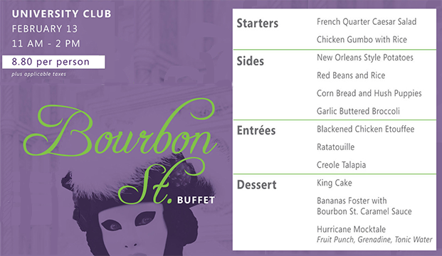 Mardi Gras buffet