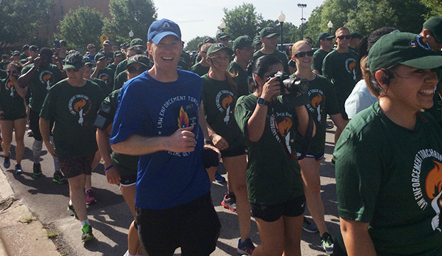 Torch Run for special Olympics