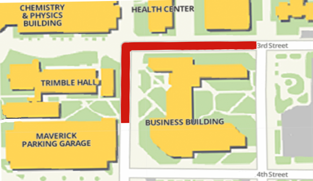 detour on third street