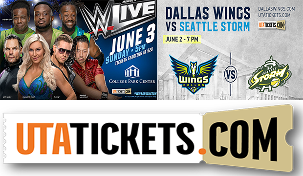 utatickets dallas wings wwe