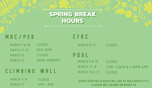 MAC spring break