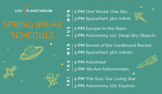 planetarium spring break