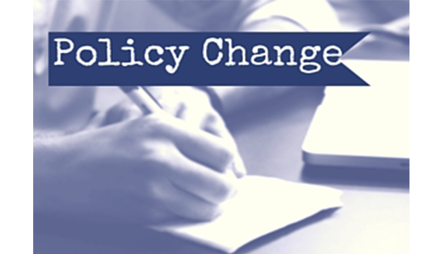 policy change