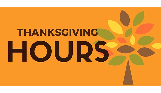thanksgiving hours
