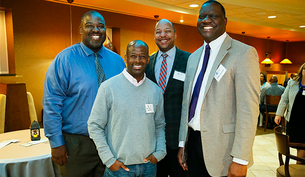 african-american faculty and staff holiday reception