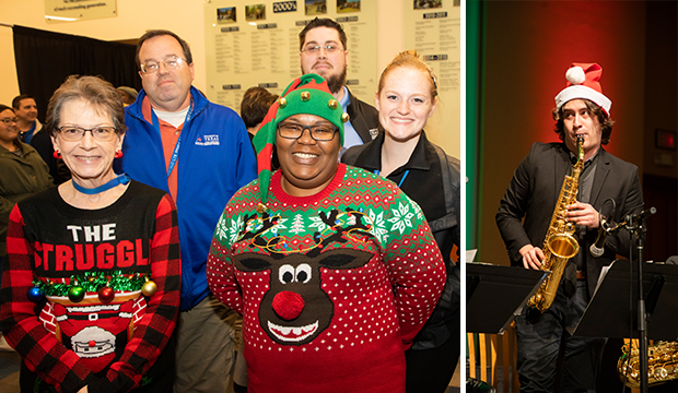 faculty/staff holiday reception