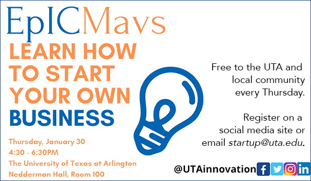 Epic Mavs offer free How To Start Your Own Business seminar on Jan. 30.