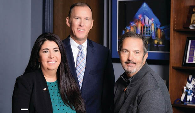 Jim Baker, Russell Warren and Debbie Garcia