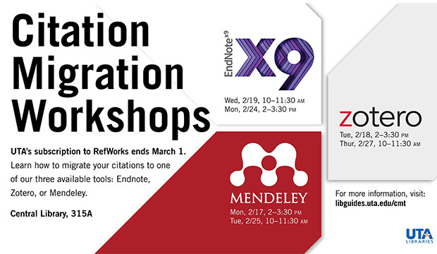 Citation Migration Workshops