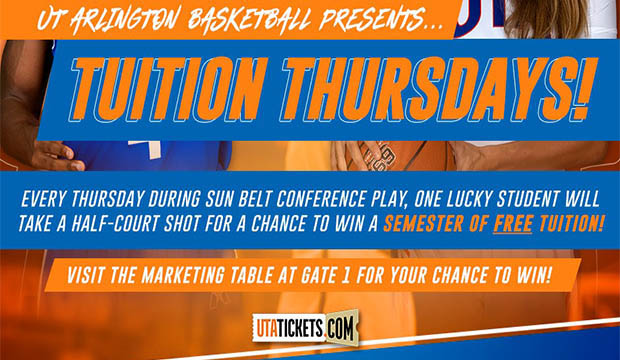 Tuition Thursdays at UTA basketball games