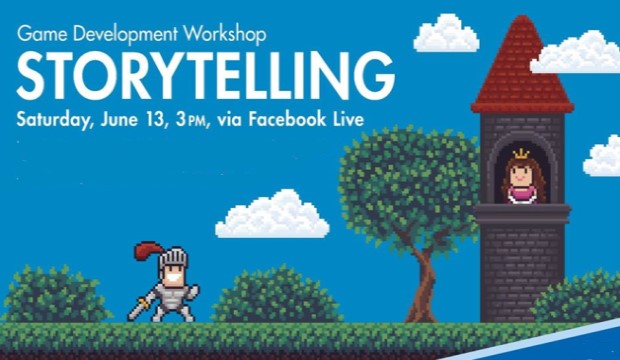Game Development Workshop: Storytelling. 3 p.m. Saturday, June 13, UTA Libraries' Facebook Live.
