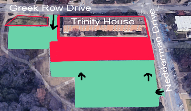 Trinity House parking map