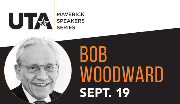 Maverick Speakers Series with Bob Woodward on Thursday, Sept. 19