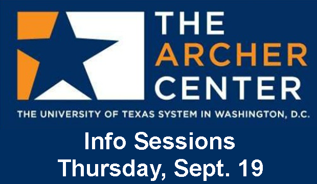 Archer Program, UT System in Washington D.C. internship program