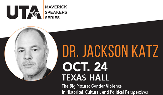 Jackson Katz speaks at the Maverick Speakers Series