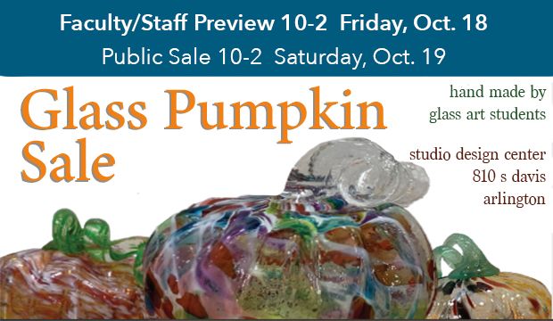 Glass Pumpkin Sale is 10 a.m.-2 p.m. Saturday, Oct. 19