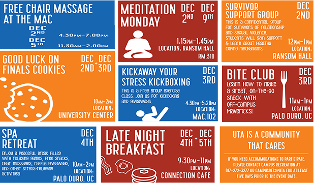 Care Week offers stress-reduction events for students before finals.