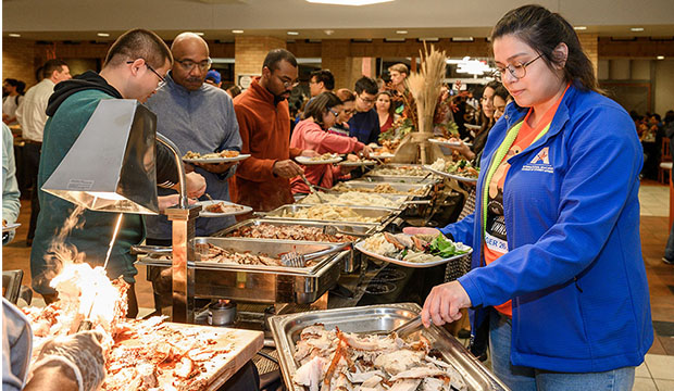 Thanksgiving dinner with the Provost