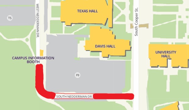 South Nedderman Drive will be closed Friday, Dec. 13, to Friday, Dec. 20.