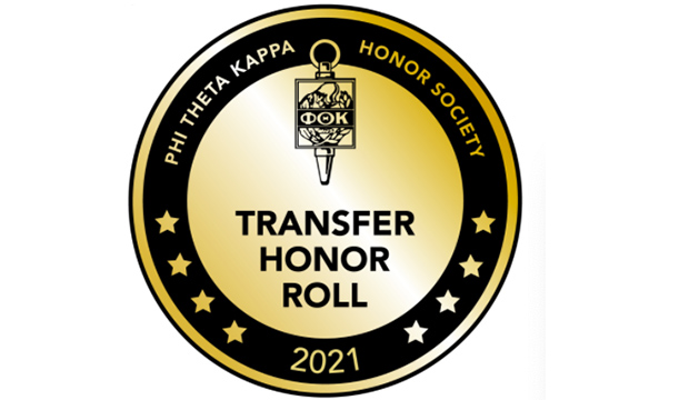 Phi Theta Kappa Honor Society 2021 Transfer Student Honor Roll