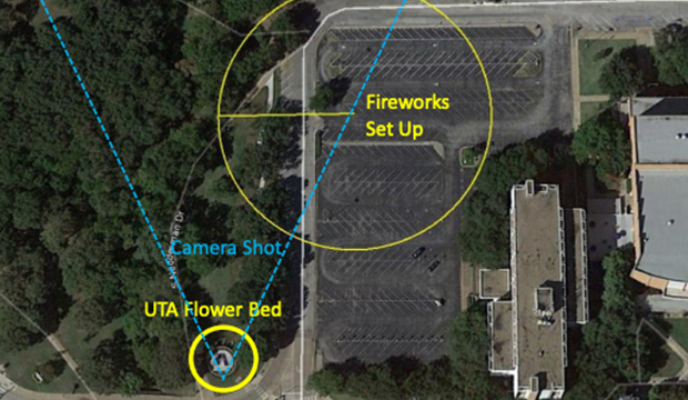 Fireworks at Davis Hall