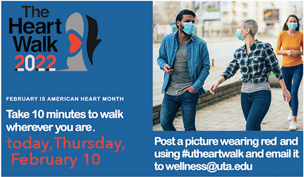 The Heart Walk 2022. February is American Heart Month. Today, Thursday, February 10.