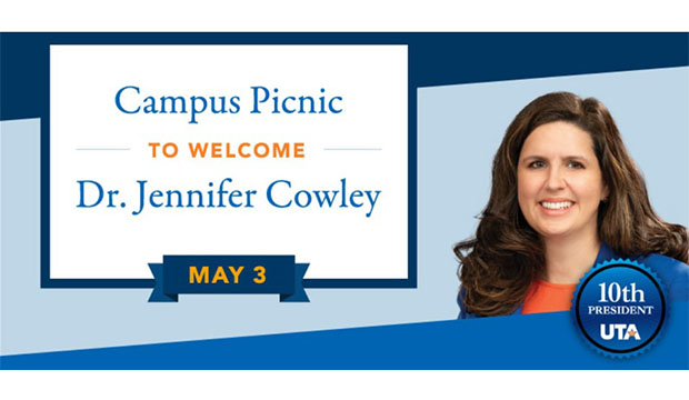 campus picnic with UTA President Jennifer Cowley