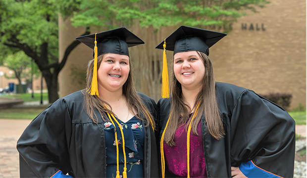 Bonnie (left) and Angie Creel