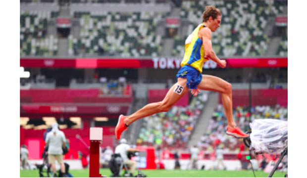 Emil Blomberg, a UTA alumni and former Maverick trackster, competed in the 2020 Olympics in Tokyo.