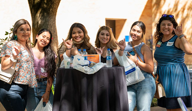 First-generation students at brunch.