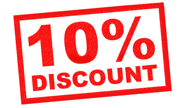 10 percent discount
