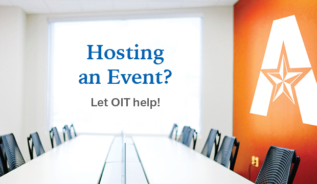 Hosting an Event? Let OIT help.