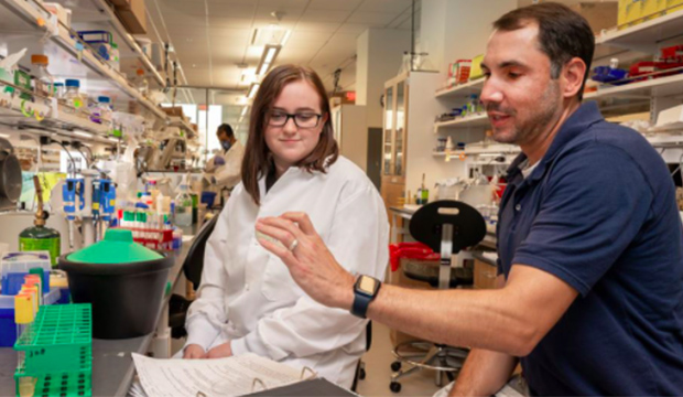 Hannah Bovermann, left, and Joseph Boll.