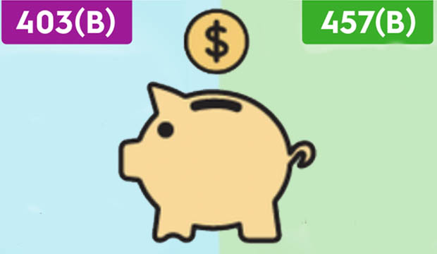 403(b) and 456(b) with piggy bank