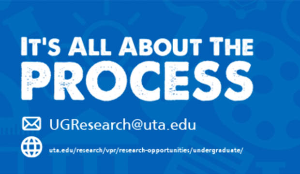It's All About the Process. UGResearch@uta.edu