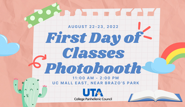 First Day of Classes Photobooth