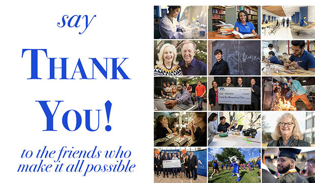 Say Thank You! to the friends who make it all possible.
