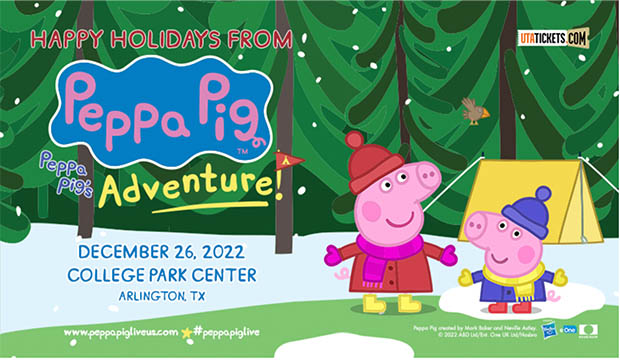Happy Holidays from Peppa Pig's Adventure, Dec. 15, 2022, College Park Center.