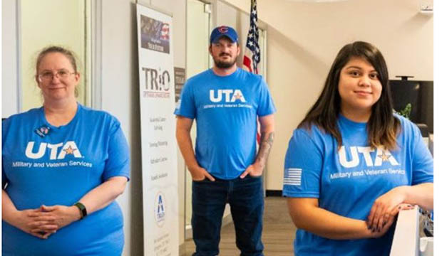 Members of UTA's Military and Veterans Services Office