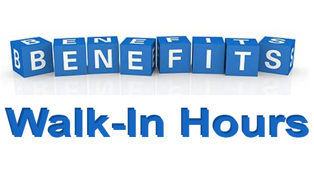 Benefits Walk-In Hours