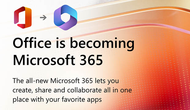 Office becomes Microsoft 365