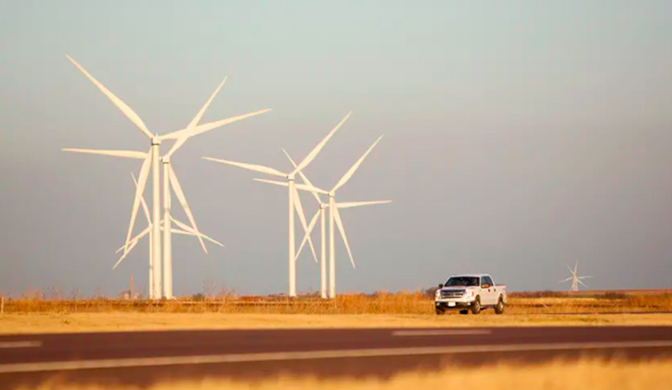 Wind mills in West Texas
