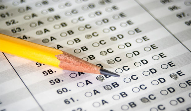 Scantron and pencil