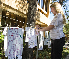 Clothesline project 2014