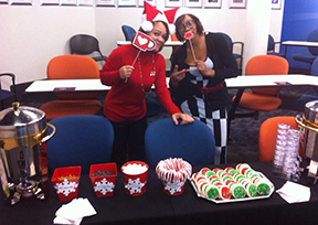 Leadership Center end of semester party